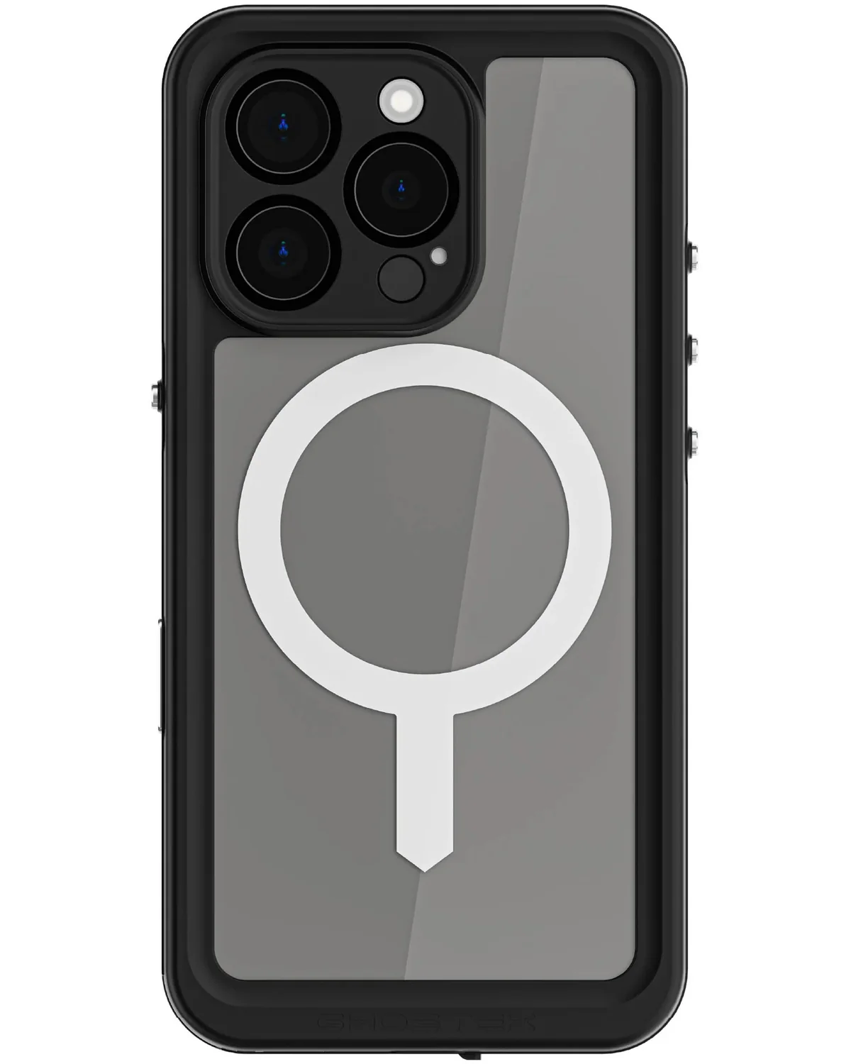 Ghostek Nautical Slim Waterproof MagSafe Case Telefoonhoesje Apple iPhone 16 Pro Transparant