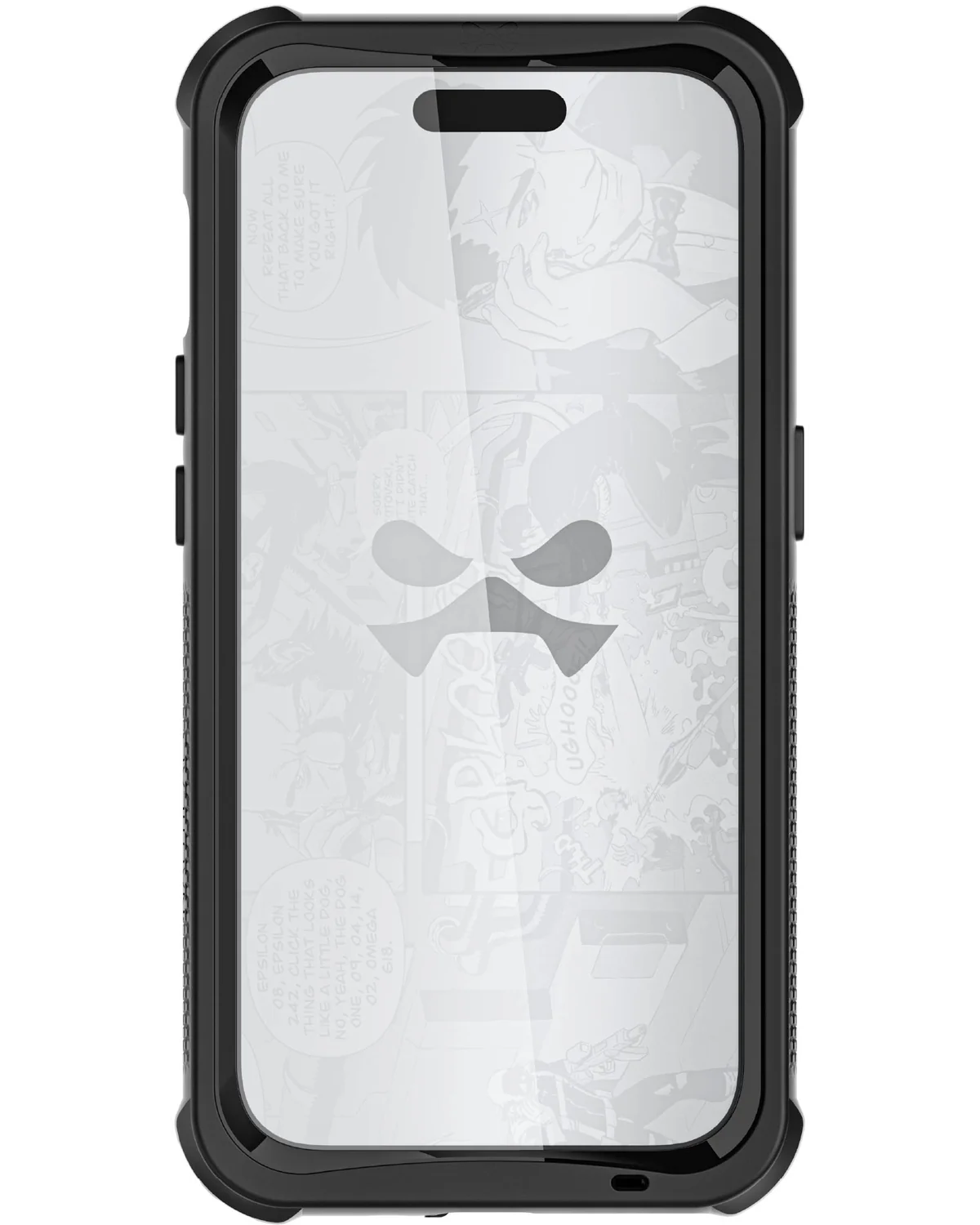 Ghostek Nautical Waterproof MagSafe Case Telefoonhoesje Belt Swivel Holster Apple iPhone 15 Pro Transparant