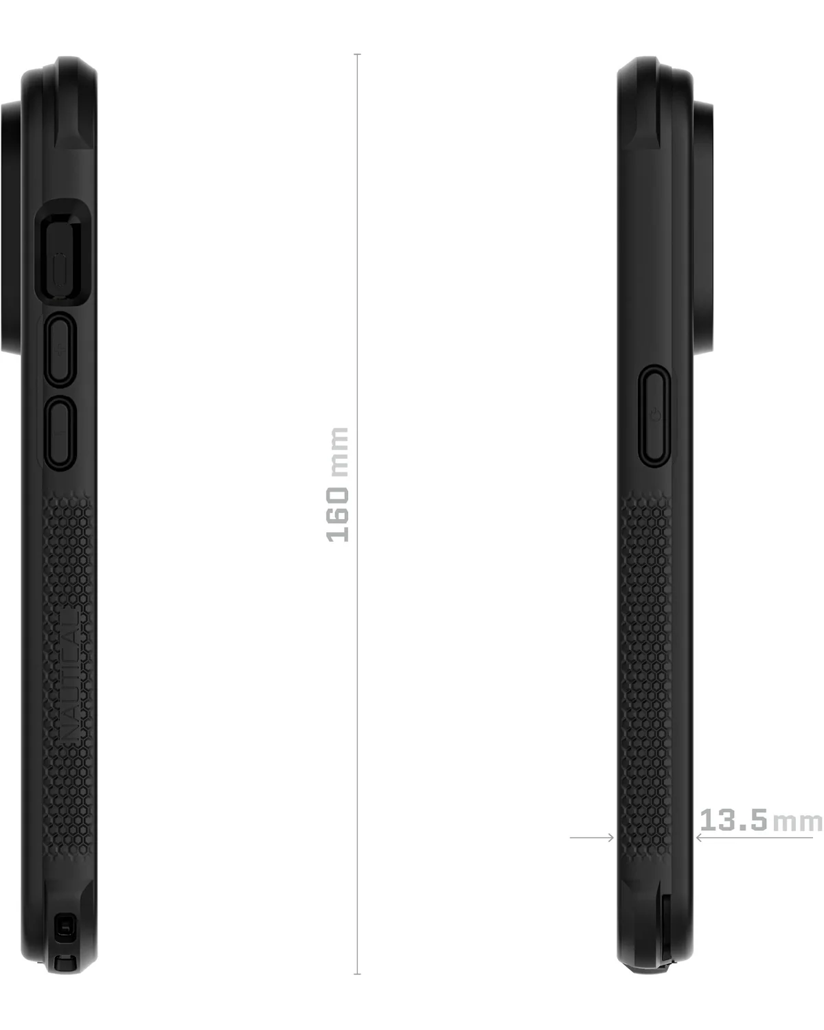 Ghostek Nautical Waterproof MagSafe Case Telefoonhoesje Belt Swivel Holster Apple iPhone 15 Pro Transparant