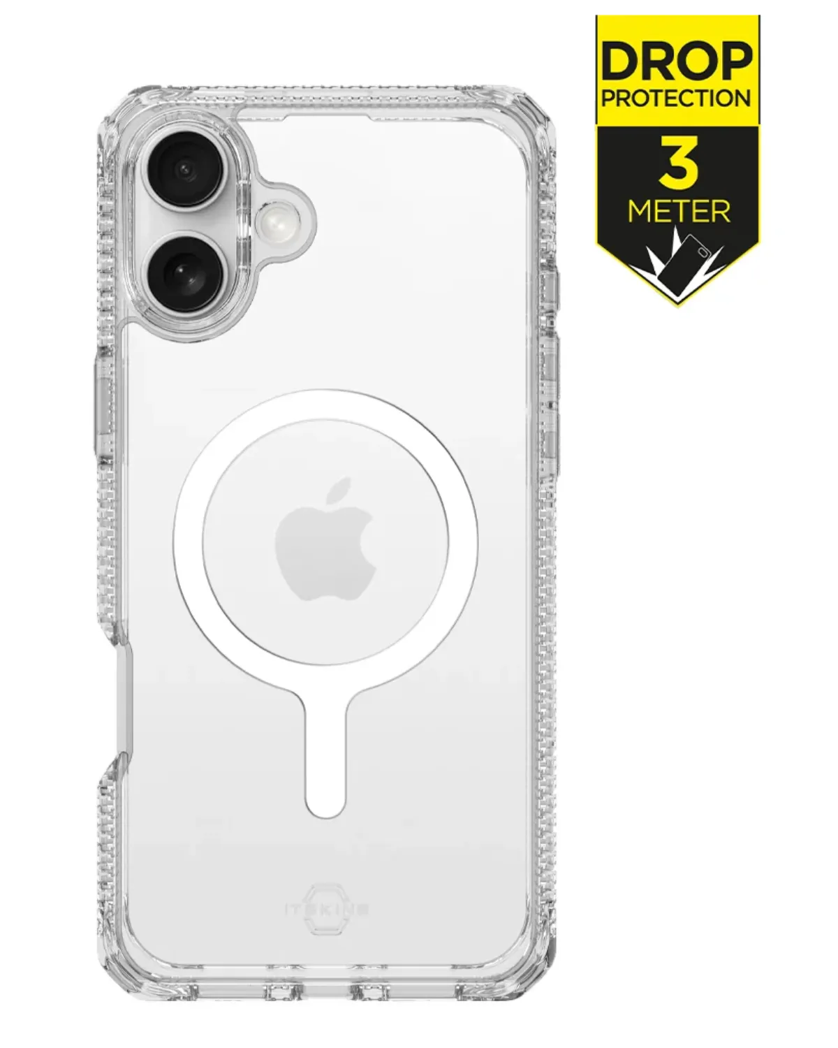 ITSKINS Level 2 HybridMagClear_R Telefoonhoesje Apple iPhone 16 Plus Transparant