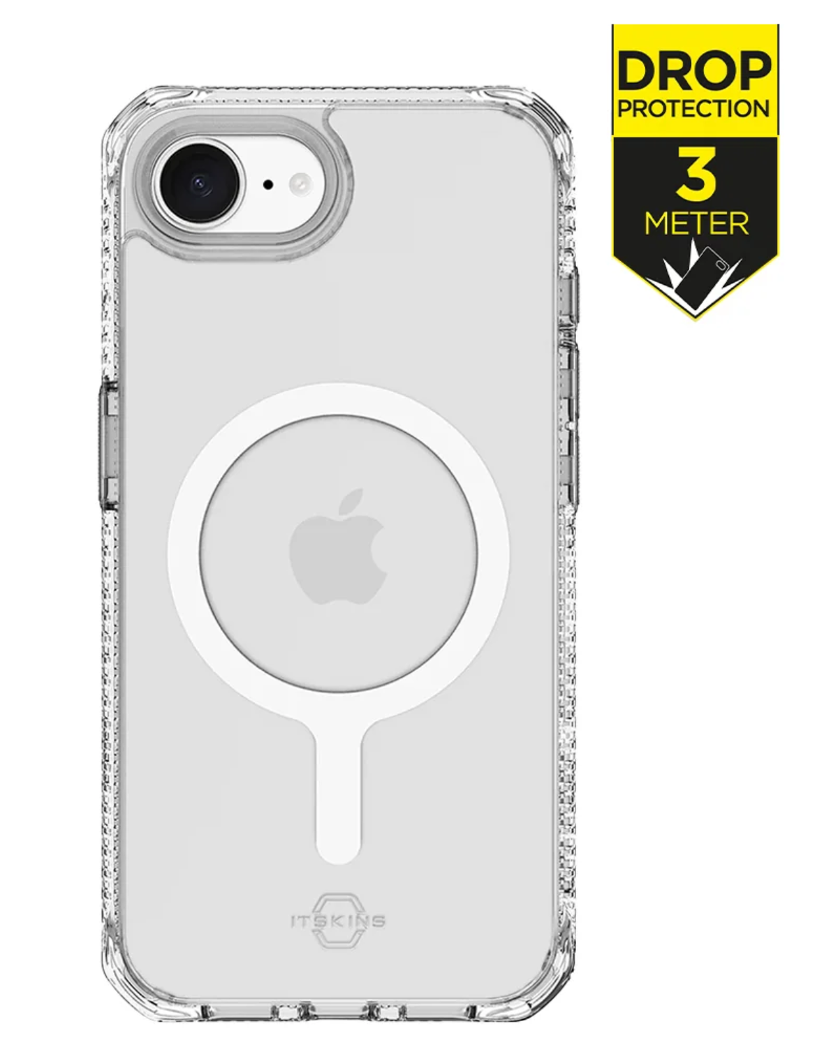 ITSKINS Level 2 HybridMagClear_R Telefoonhoesje Apple iPhone 16e Transparant