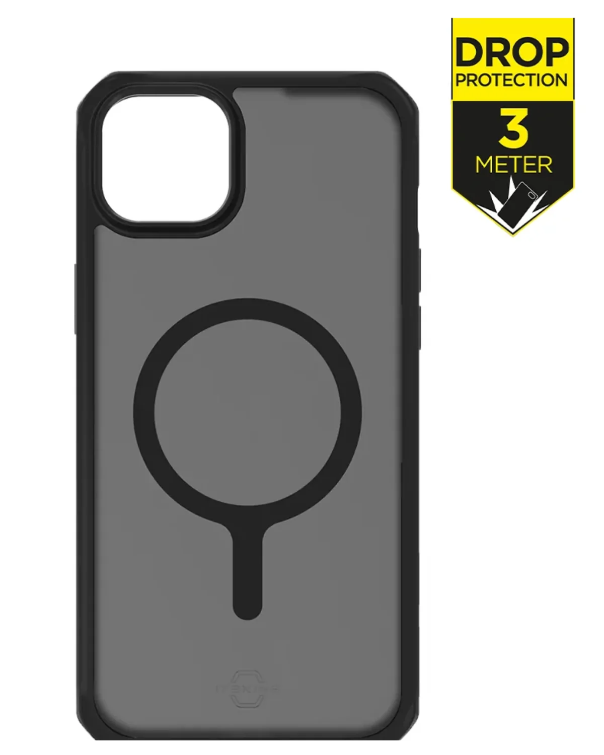 ITSKINS Level 2 HybridMagFrost_R Telefoonhoesje Apple iPhone 15 Zwart