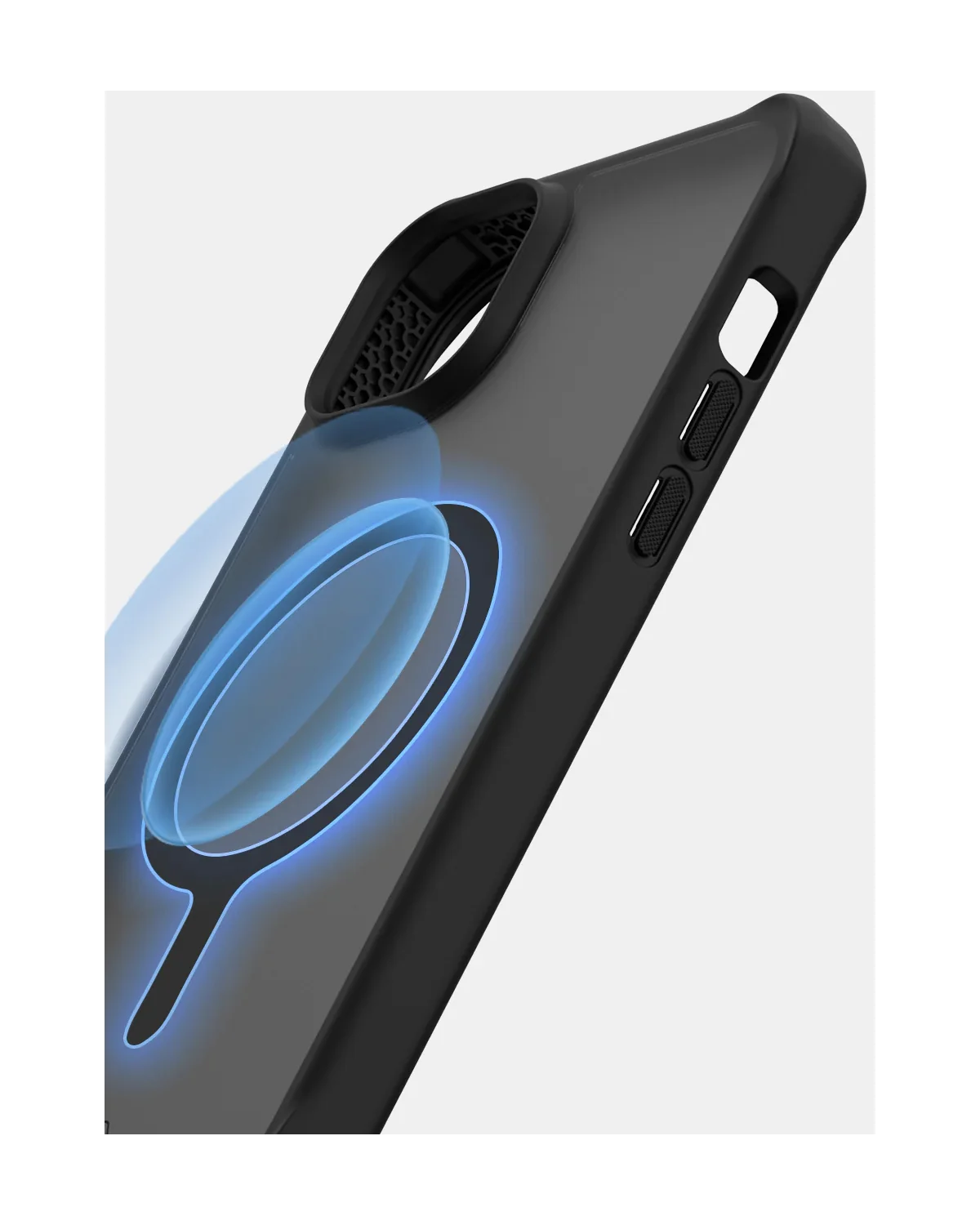 ITSKINS Level 2 HybridMagFrost_R Telefoonhoesje Apple iPhone 15 Zwart