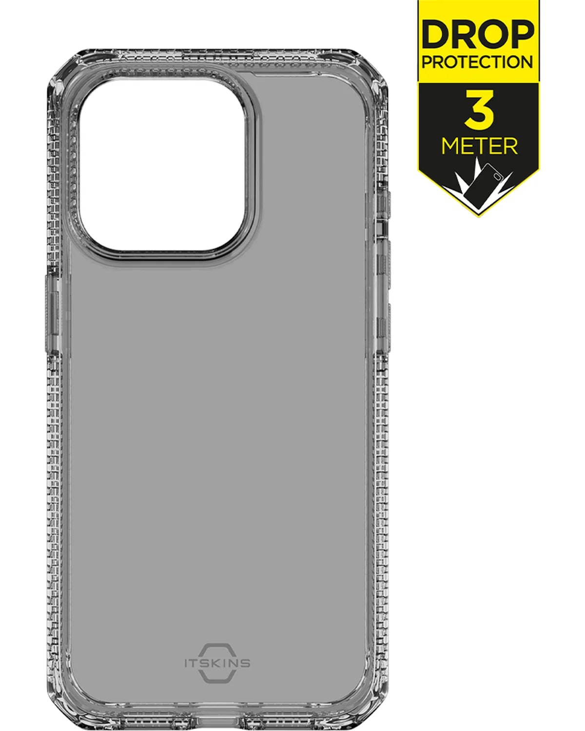 ITSKINS Level 2 SpectrumClear_R Hoesje – Apple iPhone 15 Pro – Smoke