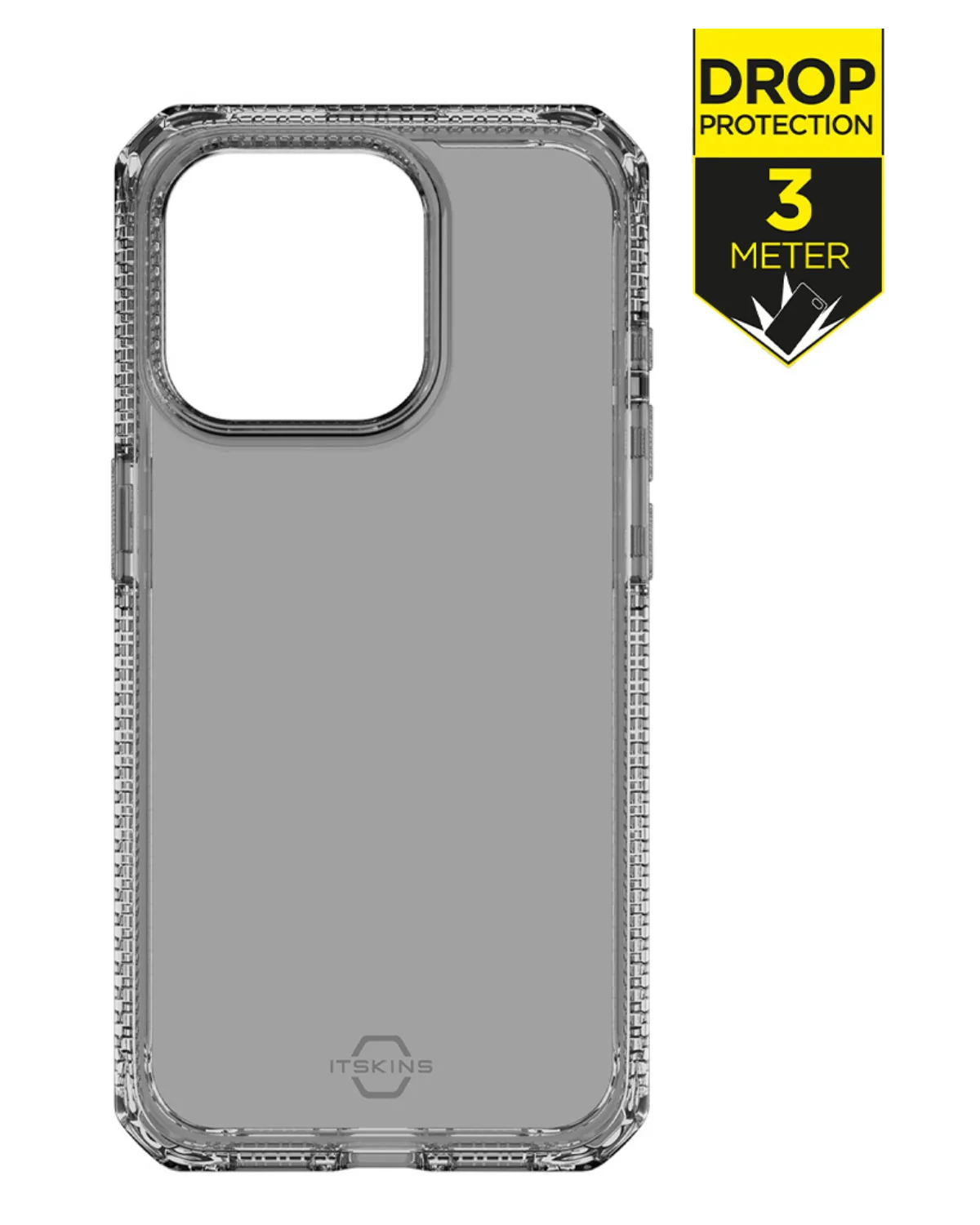 ITSKINS Level 2 SpectrumClear_R Telefoonhoesje Apple iPhone 15 Pro Max Smoke