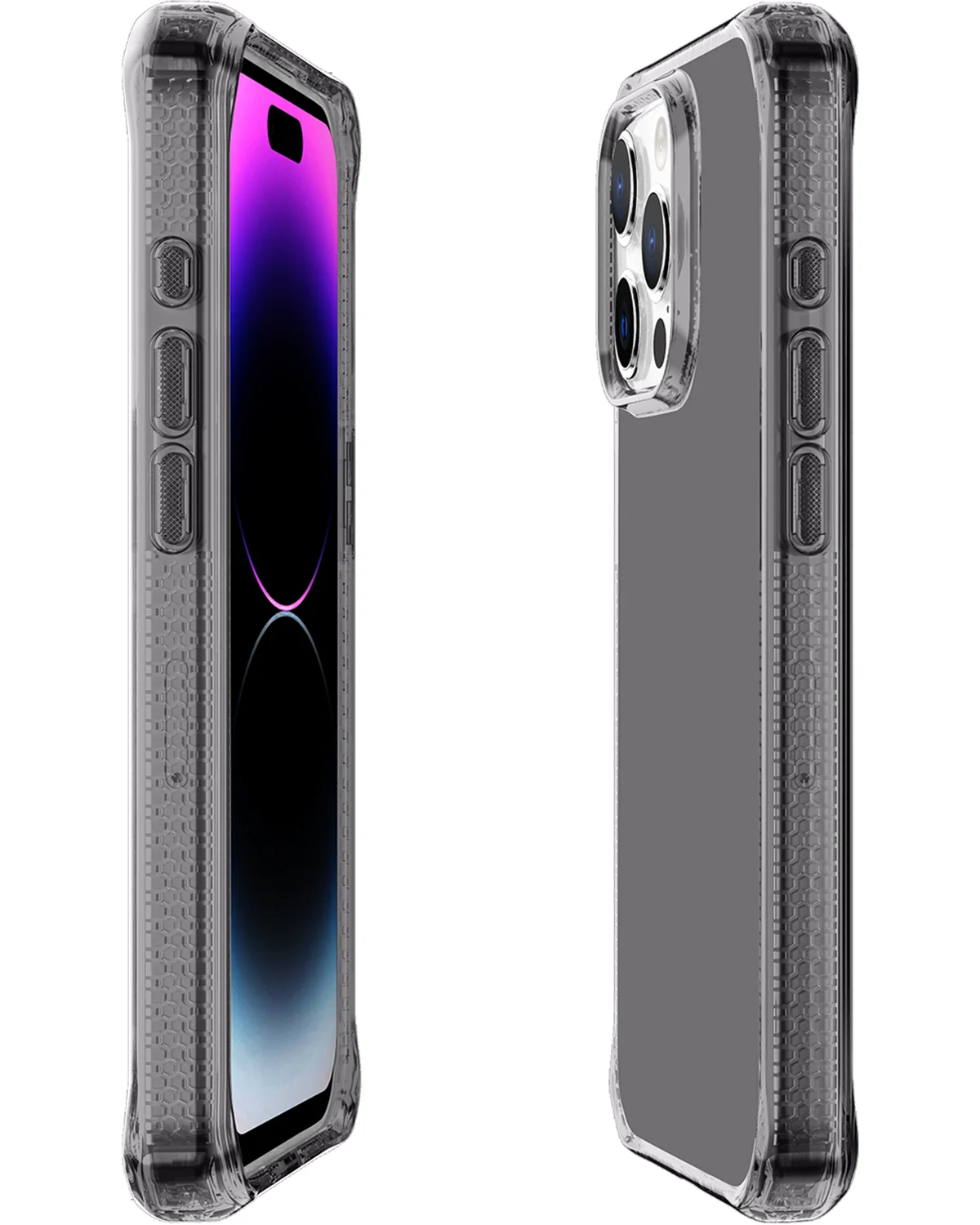 ITSKINS Level 2 SpectrumClear_R Telefoonhoesje Apple iPhone 15 Pro Max Smoke