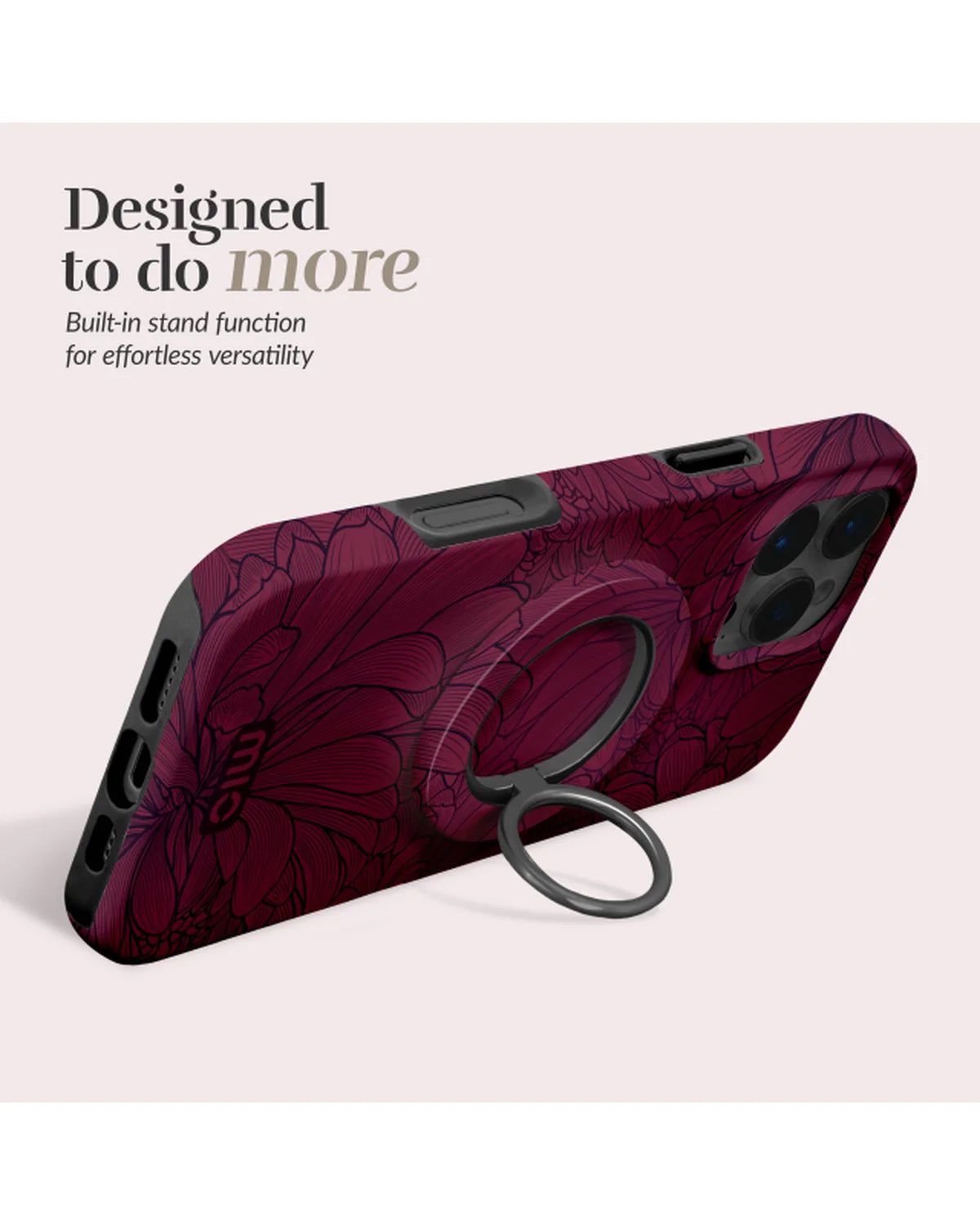 MIO Berry Blooms MagSafe-compatibele ringhouder