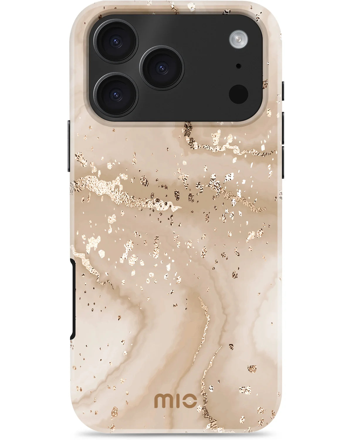 Mio by Mobilize Gold Marble MagSafe Compatibel Hoesje (Case) – Apple iPhone 17 Pro