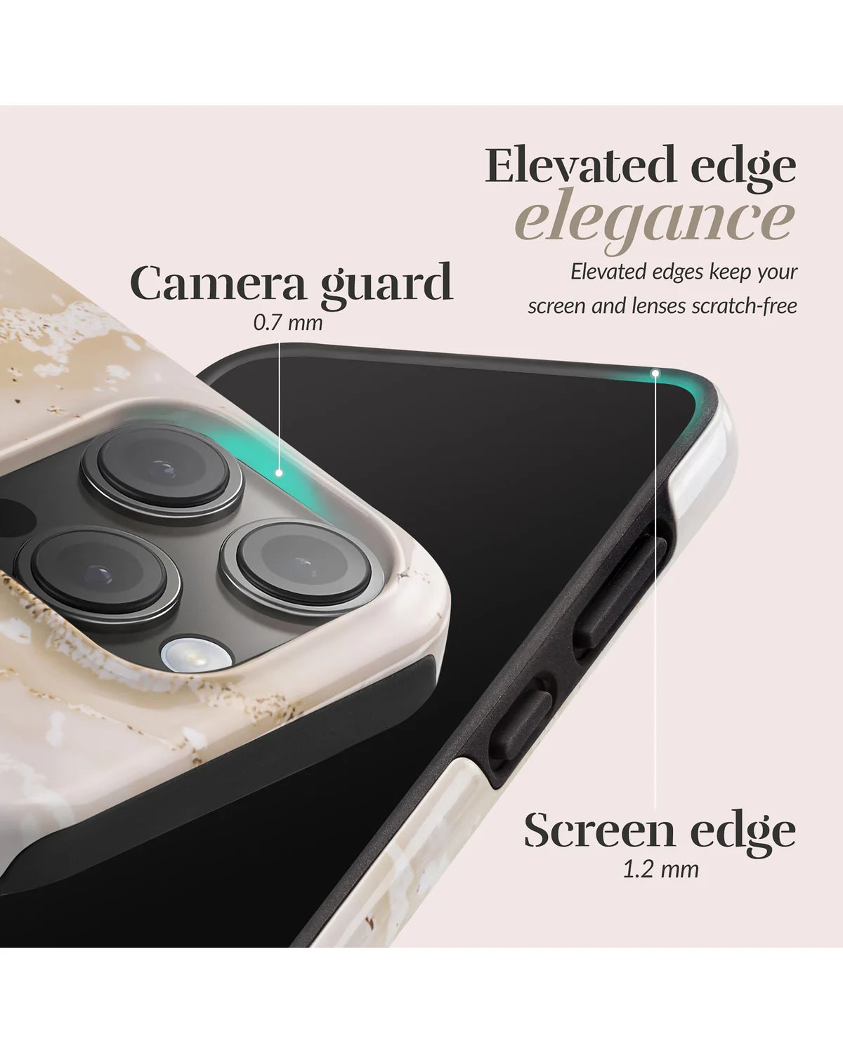 Mio by Mobilize Gold Marble MagSafe Compatibel Hoesje (Case) – Apple iPhone 17 Pro Max