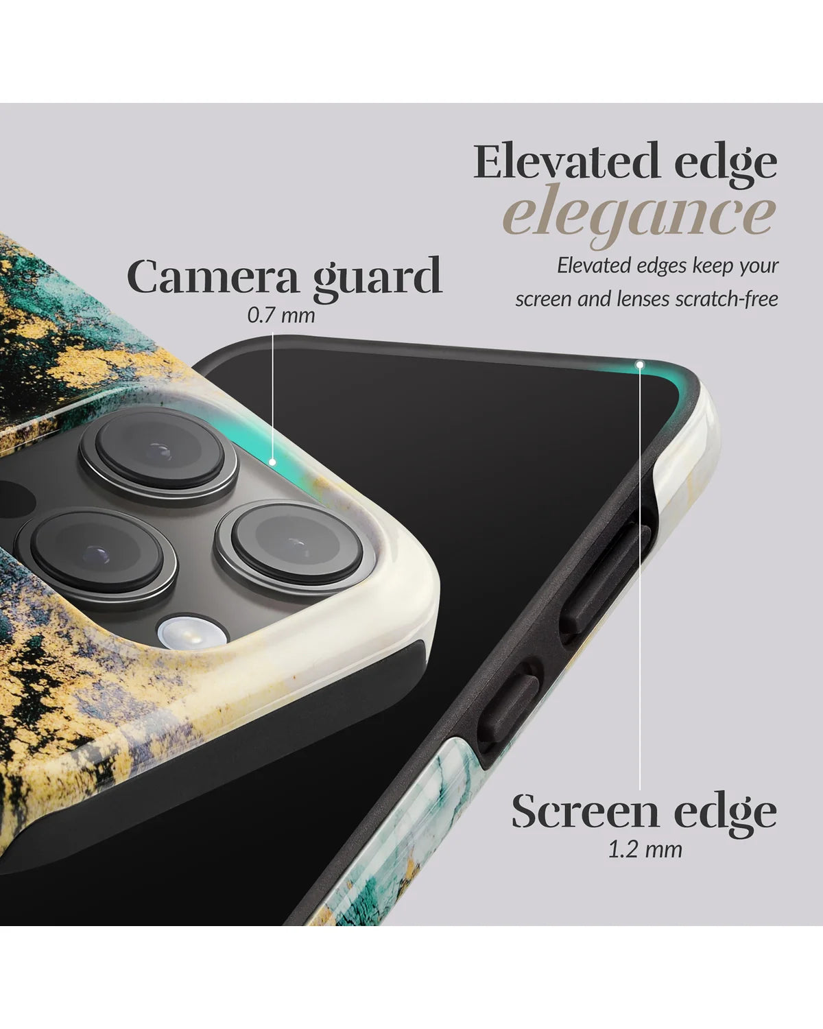 Mio by Mobilize Green Marble MagSafe Compatibel Hoesje (Case) – Apple iPhone 17 Pro Max