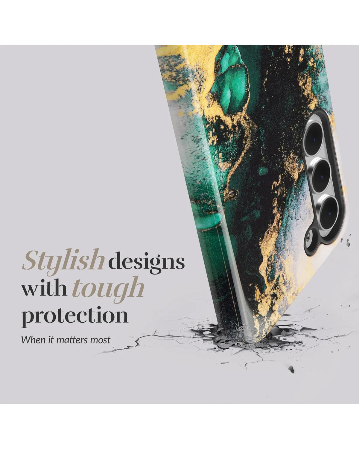 Mio by Mobilize Green Marble MagSafe Compatibel Hoesje – Samsung Galaxy S25 Fe 5G