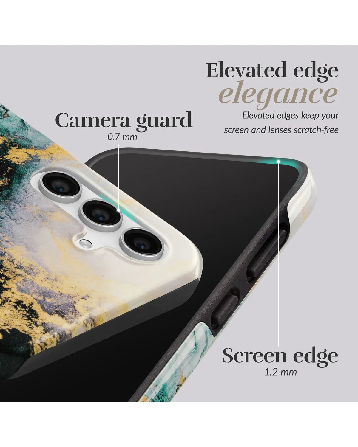 Mio by Mobilize Green Marble MagSafe Compatibel Hoesje – Samsung Galaxy S25 Fe 5G