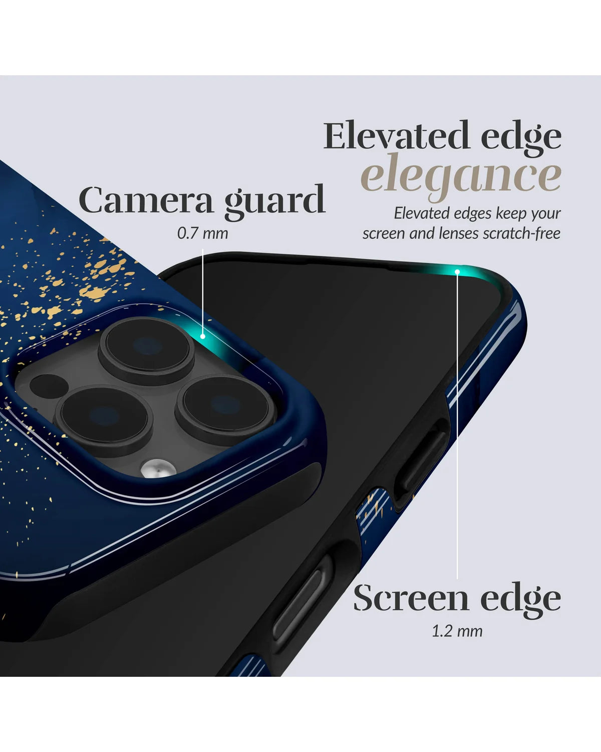 Mio by Mobilize Midnight Sparkle MagSafe Compatibel Hoesje (Case) – Apple iPhone 17