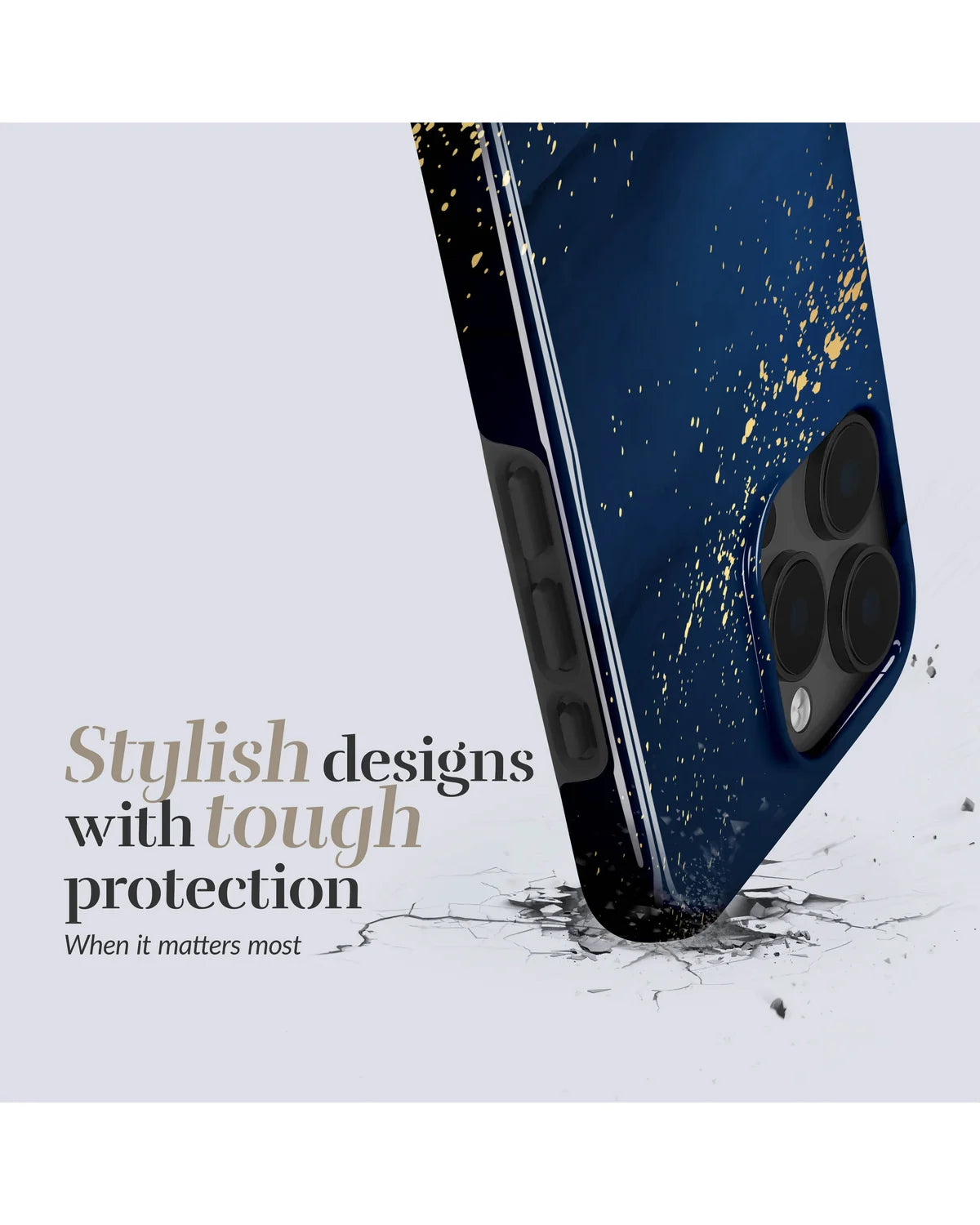 Mio by Mobilize Midnight Sparkle MagSafe Compatibel Hoesje (Case) – Apple iPhone 17 Pro Max