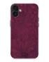 Mio By Mobilize Mio Berry Blooms Magsafe Compatibel Telefoonhoesje iPhone 16 Plus Bordeaux