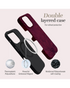 Mio By Mobilize Mio Berry Blooms Magsafe Compatibel Telefoonhoesje iPhone 16 Plus Bordeaux