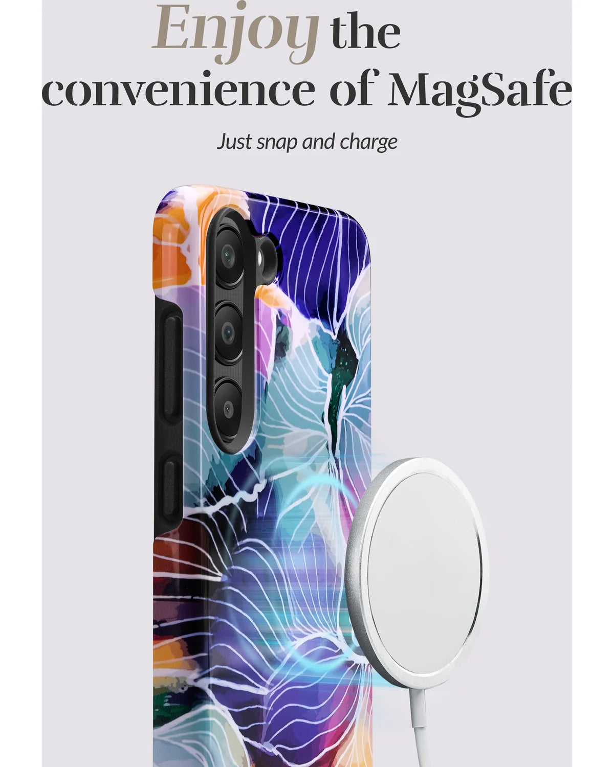 Mio By Mobilize Mio Flowers Magsafe Compatibel Telefoonhoesje – Samsung Galaxy S24 Plus 5G