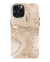 Mio By Mobilize Mio Gold Marble Magsafe Compatibel Telefoonhoesje iPhone 15 Pro Max Zand-Goud