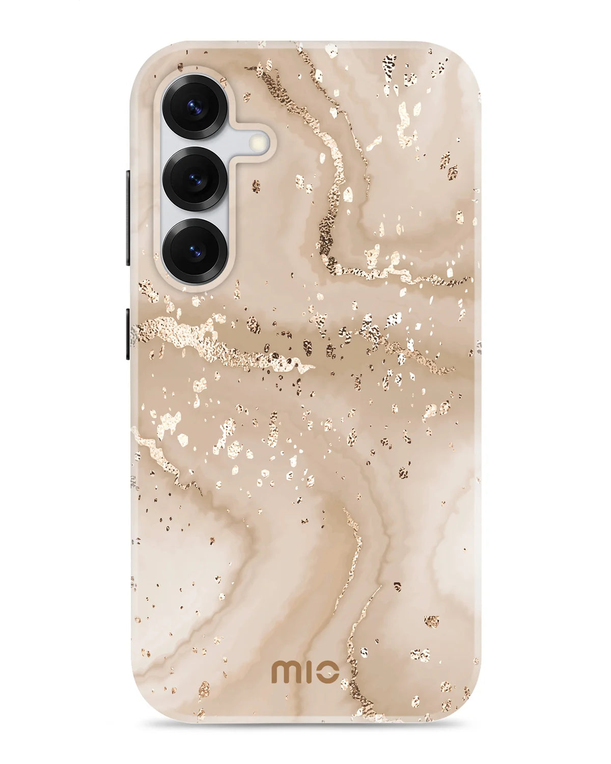 Mio By Mobilize Mio Gold Marble Magsafe Compatibel Telefoonhoesje – Samsung Galaxy S24 5G / S25 5G