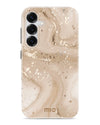 Mio By Mobilize Mio Gold Marble Magsafe Compatibel Telefoonhoesje – Samsung Galaxy S24 5G / S25 5G