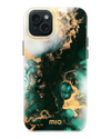 Mio By Mobilize Mio Green Marble Magsafe Compatibel Telefoonhoesje iPhone 15 Plus