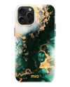 Mio By Mobilize Mio Green Marble Magsafe Compatibel Telefoonhoesje iPhone 15 Pro Max