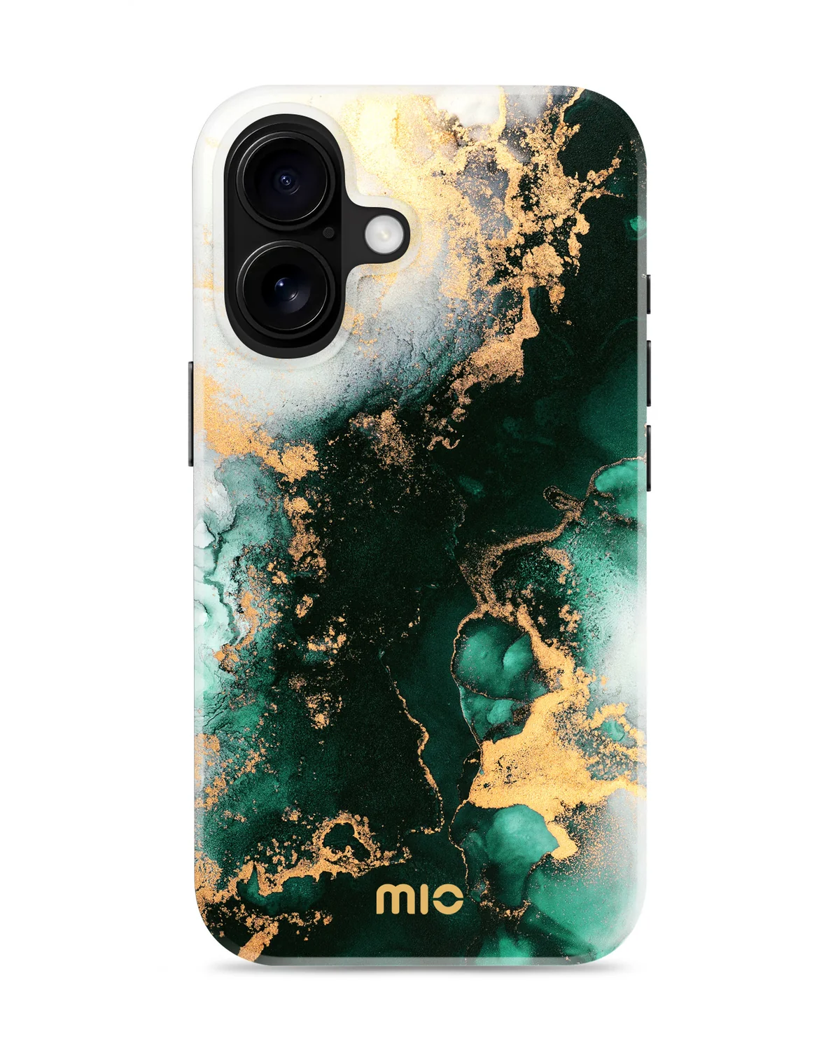 Mio By Mobilize Mio Green Marble Magsafe Compatibel Telefoonhoesje iPhone 16