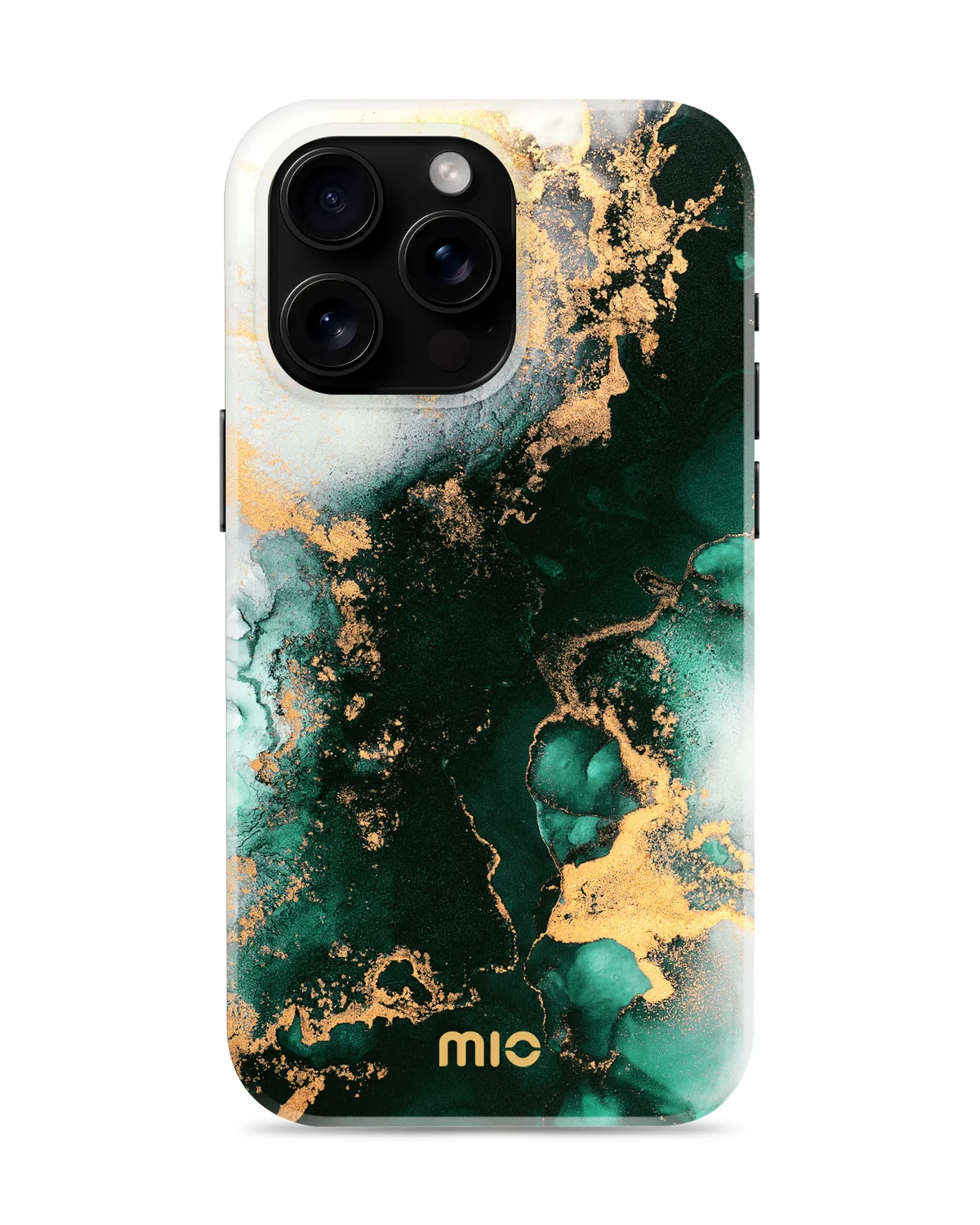 Mio By Mobilize Mio Green Marble Magsafe Compatibel Telefoonhoesje iPhone 16 Pro Max