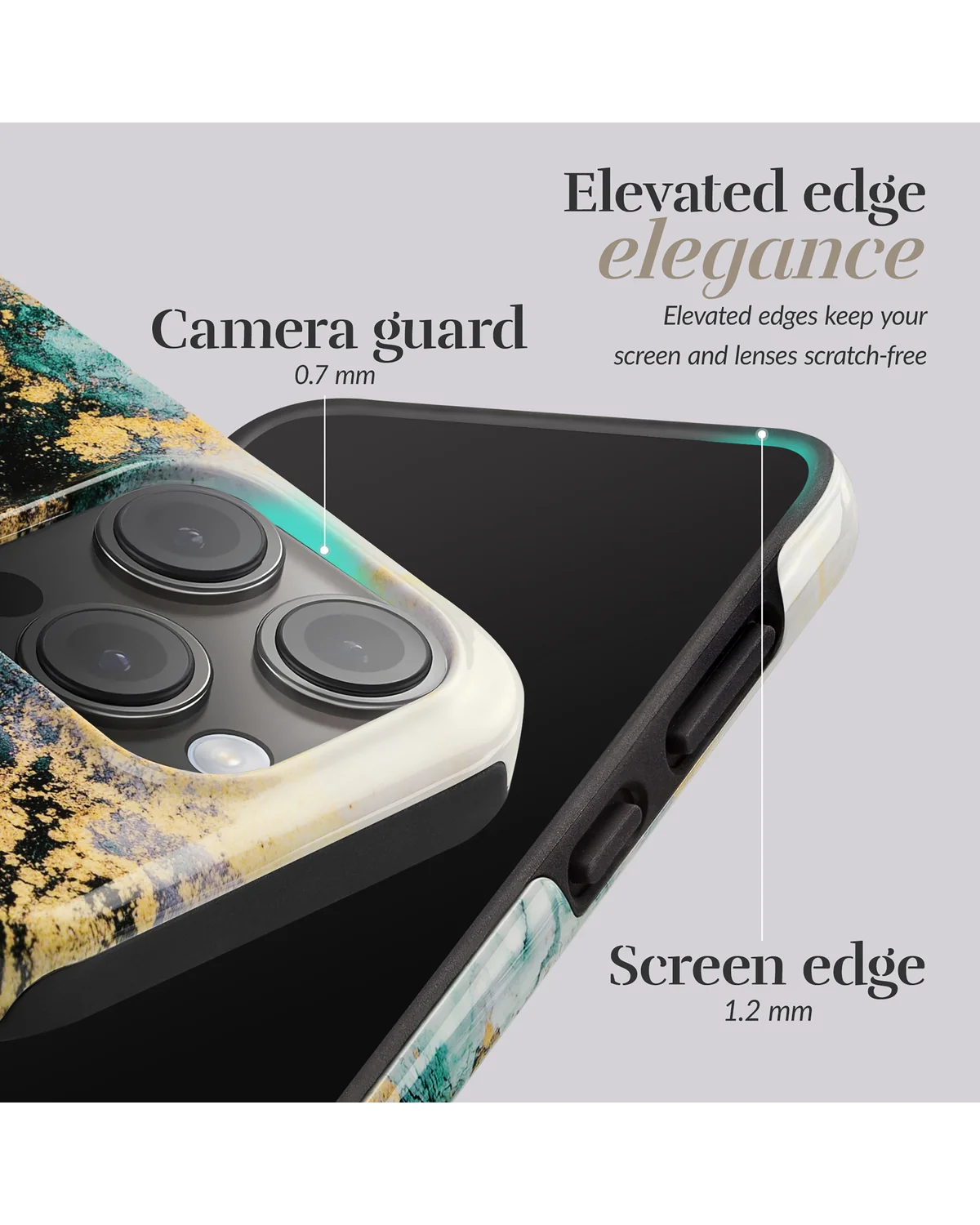 Mio By Mobilize Mio Green Marble Magsafe Compatibel Telefoonhoesje iPhone 16 Pro Max