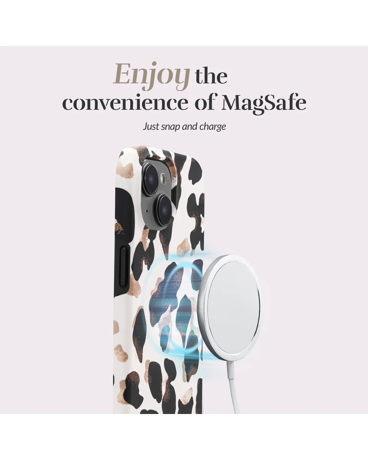 Mio By Mobilize Mio Leopard Magsafe Compatibel Telefoonhoesje iPhone 15