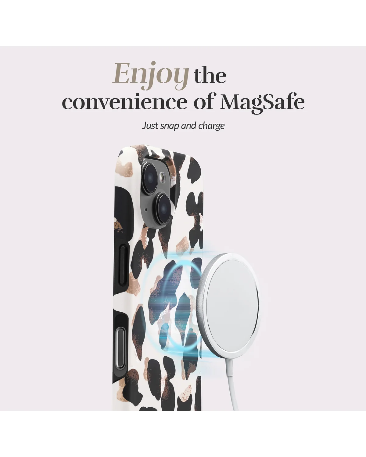 Mio By Mobilize Mio Leopard Magsafe Compatibel Telefoonhoesje iPhone 16 Pro Max