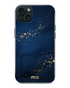 Mio By Mobilize Mio Midnight Sparkle Magsafe Compatibel Telefoonhoesje iPhone 15 Blauw-Goud