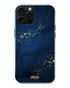 Mio By Mobilize Mio Midnight Sparkle Magsafe Compatibel Telefoonhoesje iPhone 16 Pro Max Blauw-Goud