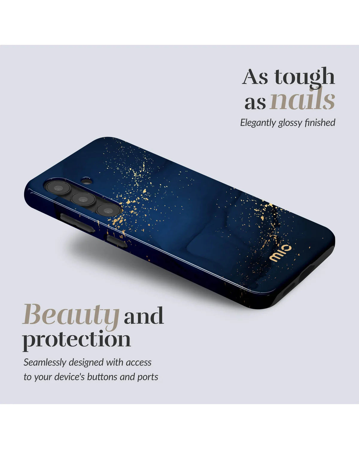 Mio By Mobilize Mio Midnight Sparkle Magsafe Compatibel Telefoonhoesje – Samsung Galaxy S25 Ultra 5G