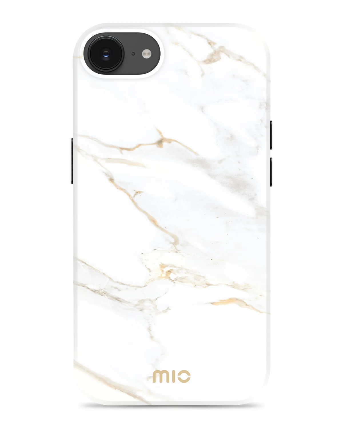 Mio By Mobilize Mio White Marble Magsafe Compatibel Telefoonhoesje iPhone 16e Wit
