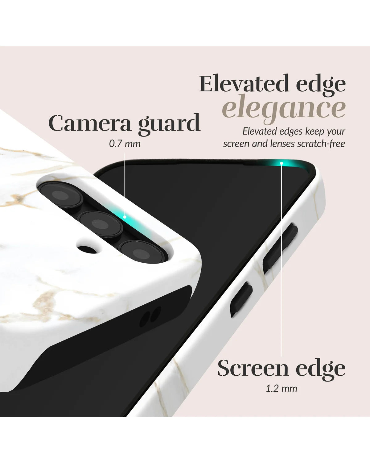 Mio By Mobilize Mio White Marble Magsafe Compatibel Telefoonhoesje – Samsung Galaxy A16 4G/5G