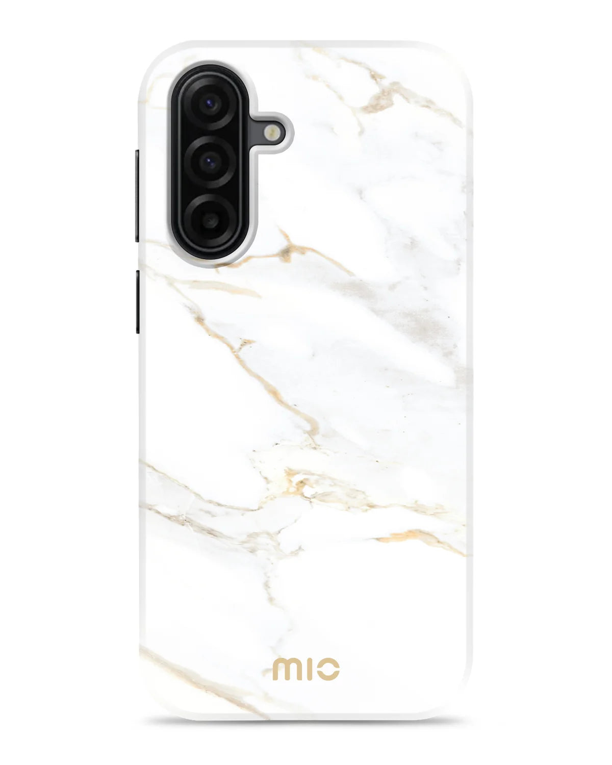 Mio by Mobilize White Marble MagSafe Compatibel Hoesje – Samsung Galaxy A17 4G/5G
