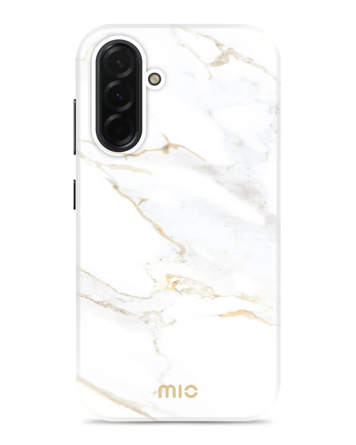 Mio by Mobilize White Marble MagSafe Compatibel Hoesje – Samsung Galaxy A36 5G & Galaxy A56 5G