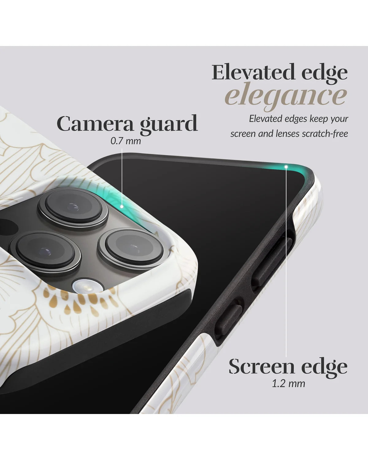 Mio by Mobilize White Roses MagSafe Compatibel Hoesje (Case) – Apple iPhone 17 Pro