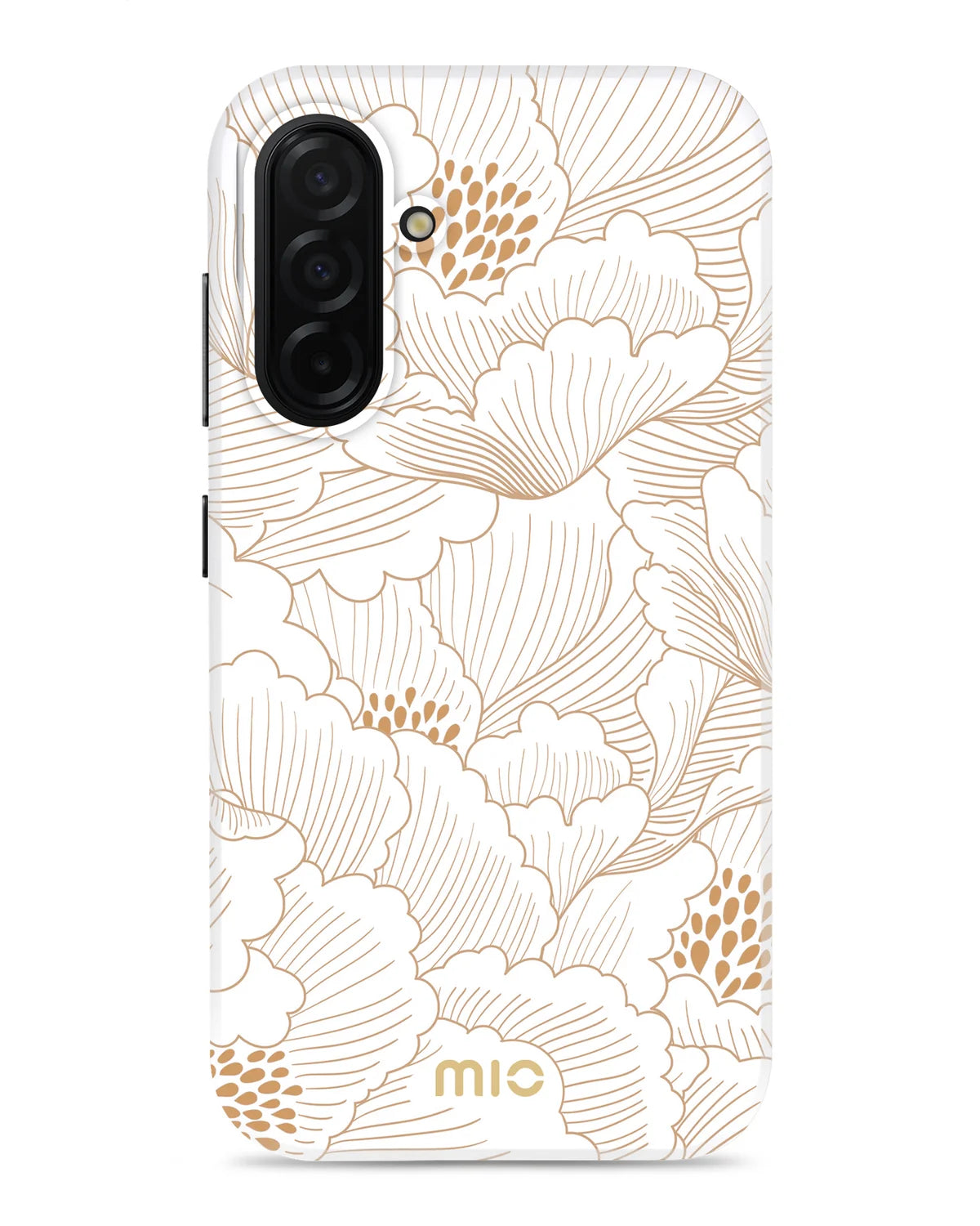 Mio by Mobilize White Roses MagSafe Compatibel Hoesje – Samsung Galaxy A26 5G