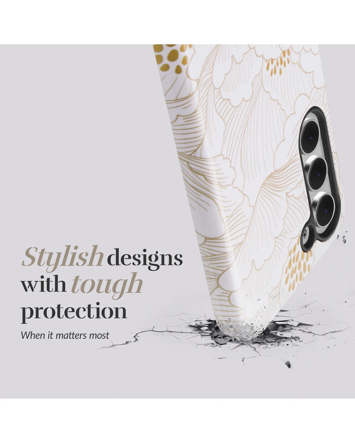 Mio by Mobilize White Roses MagSafe Compatibel Hoesje – Samsung Galaxy S25 Fe 5G