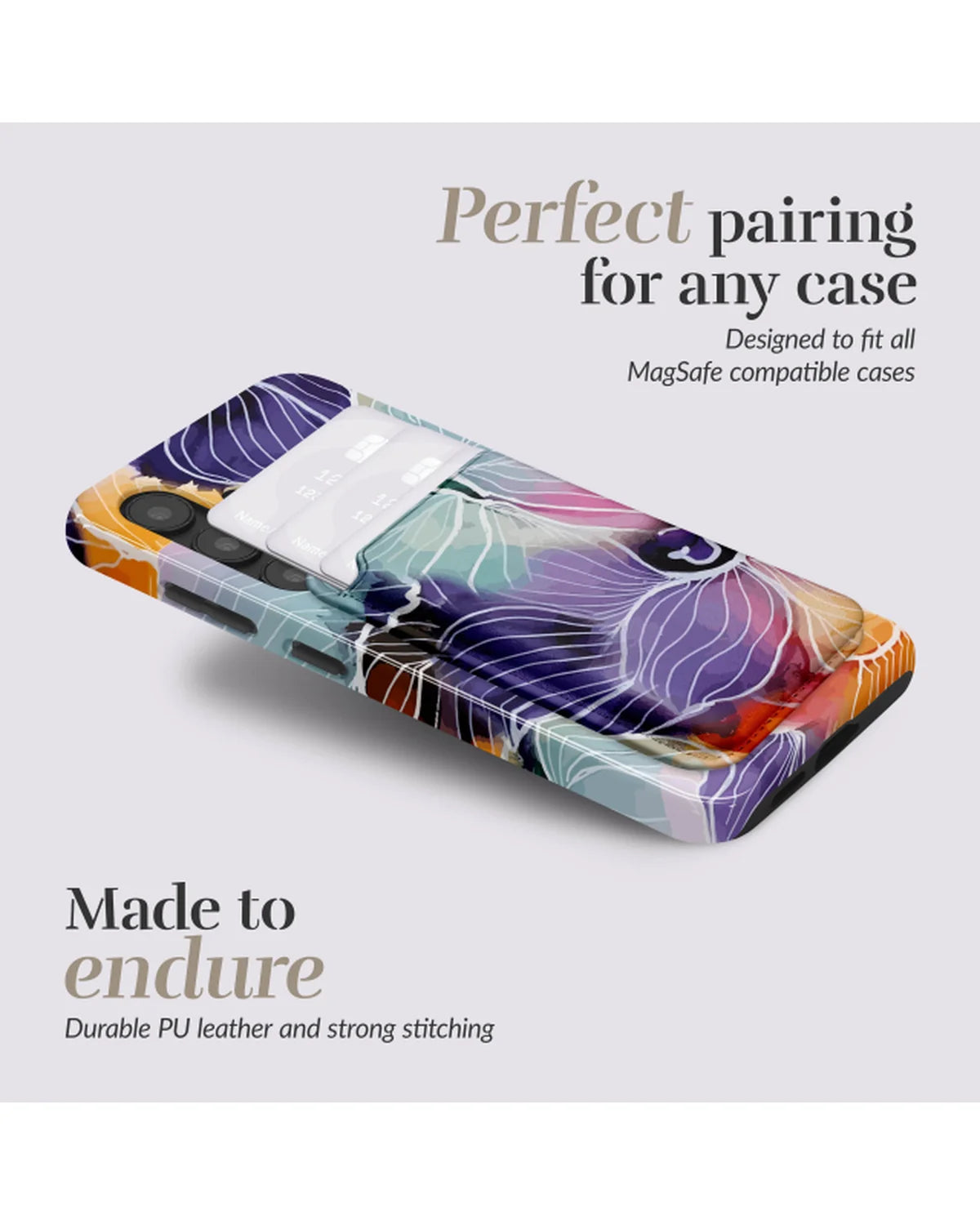 MIO Flowers MagSafe-compatibele kaarthouder