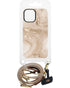 Mio Lanyard Telefoonkoord – Gold Marble