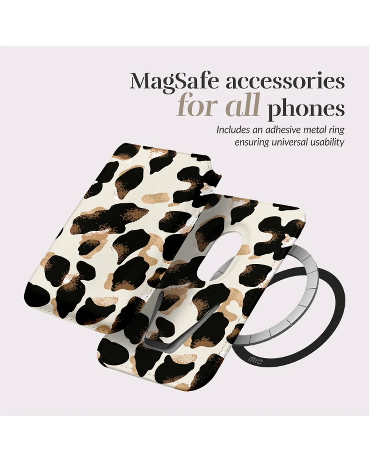 MIO Leopard MagSafe-compatibele kaarthouder