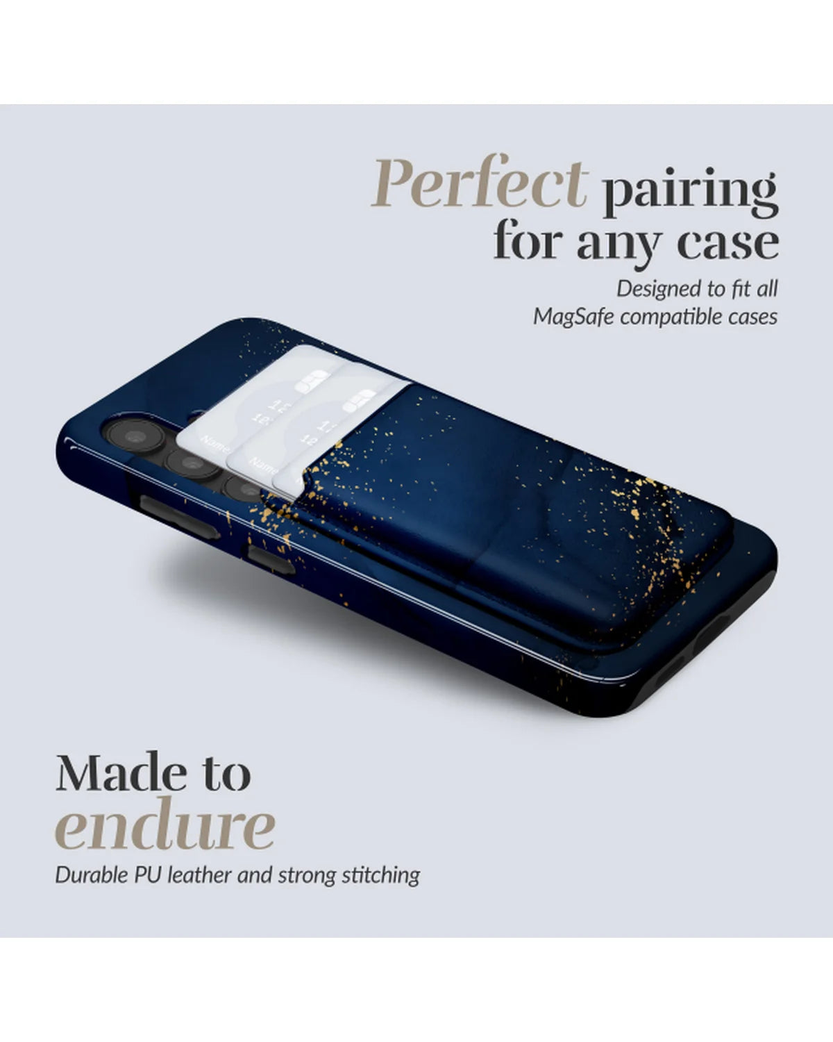 MIO Midnight Sparkle MagSafe-compatibele kaarthouder