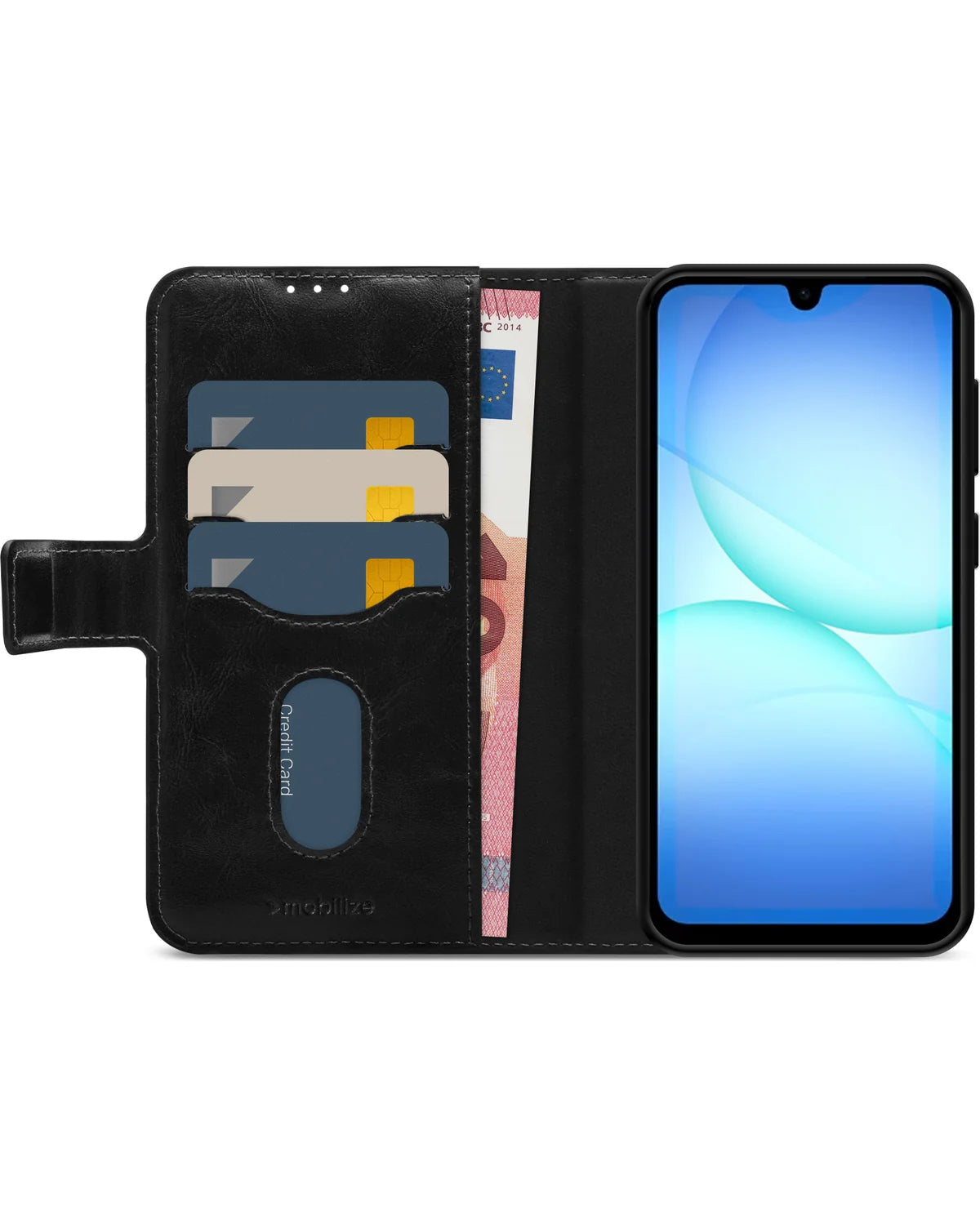 Mobilize 2-in-1 MagSafe Compatibel Gelly Wallet Hoesje – Samsung Galaxy A17 4G/5G – Zwart