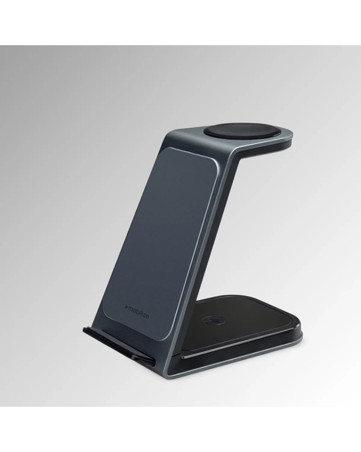 Mobilize 3-in-1 Aluminium Draadloos Oplaadstation 15W
