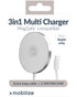 Mobilize 3-in-1 MagSafe Draadloze Lader 15W – Wit