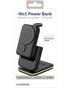 Mobilize 4-in-1 Wireless Charger met Afneembare Powerbank 5000mAh – Zwart