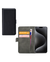 Mobilize Classic Gelly Wallet Book Case Telefoonhoesje Apple iPhone 15 Pro Max Zwart